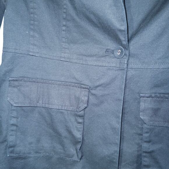 Merona Black Single Button Blazer Jacket Size Small‎ - Picture 2 of 5